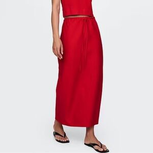 BNWT GAP LINEN MIDI SKIRT